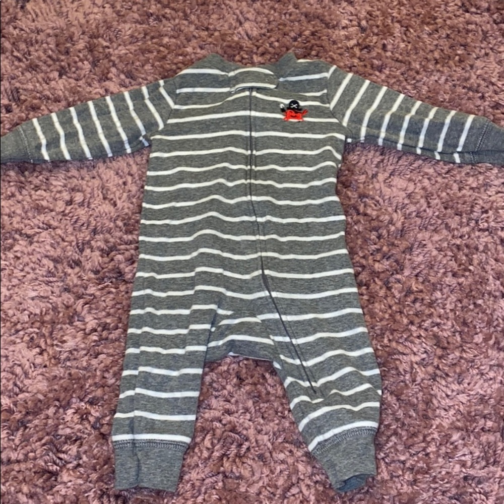 Zip up footie pajamas